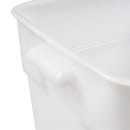 Cambro 18SFSP148 18 qt Square Food Storage Container - CamSquare®, Polyethylene, Natural White thumbnail 6