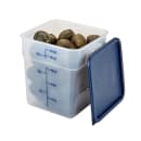 Cambro 18SFSPP190 18 qt Square Food Storage Container - CamSquare®, Polypropylene, Translucent thumbnail 3