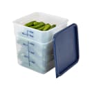 Cambro 18SFSPP190 18 qt Square Food Storage Container - CamSquare®, Polypropylene, Translucent thumbnail 5