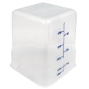 Cambro 18SFSPP190 18 qt Square Food Storage Container - CamSquare®, Polypropylene, Translucent thumbnail 6