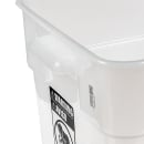 Cambro 18SFSPP190 18 qt Square Food Storage Container - CamSquare®, Polypropylene, Translucent thumbnail 7