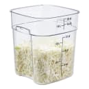 Cambro 18SFSPROCW135 18 qt FreshPro Square Food Storage Container - CamSquare®, Polycarbonate, Blue Graduation thumbnail 7