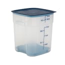 Cambro 18SFSPROPP190 18 qt FreshPro Square Food Storage Container - CamSquare®, Polypropylene, Translucent thumbnail 3