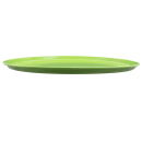 Cambro 1950113 19 1/2" Round Serving Camtray - Low-Profile, Fiberglass, Limeade thumbnail 2