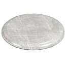 Cambro 1950215 19 1/2" Round Serving Camtray - Low-Profile, Fiberglass, Abstract Gray thumbnail 4