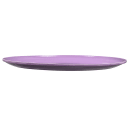Cambro 1950551 19 1/2" Round Serving Camtray - Low-Profile, Fiberglass, Grape thumbnail 2