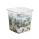 Cambro 1SFSPROPP190 1 qt FreshPro Square Food Storage Container - CamSquare®, Polypropylene, Translucent thumbnail 8