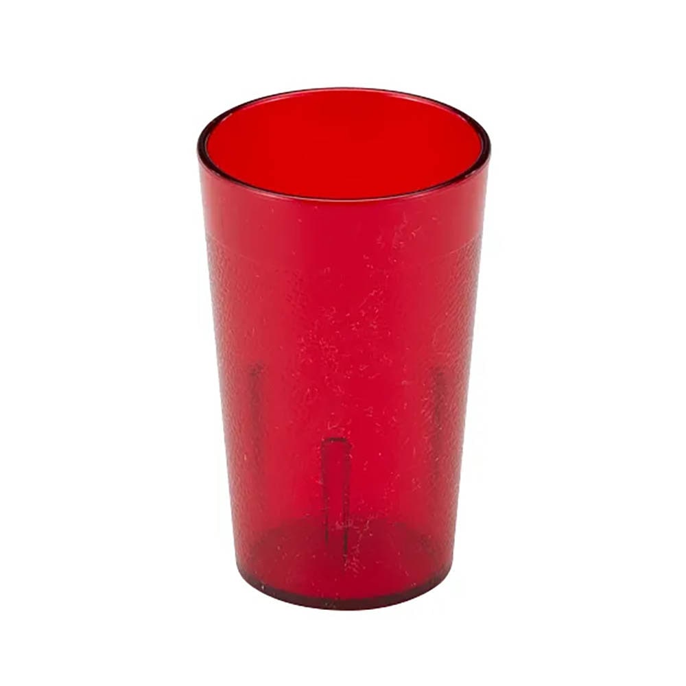Cambro 2000P156 22 oz Ruby Red Textured Plastic Tumbler
