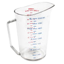 Cambro 200MCCW135 2 qt Camwear Measuring Cup - Clear thumbnail 2
