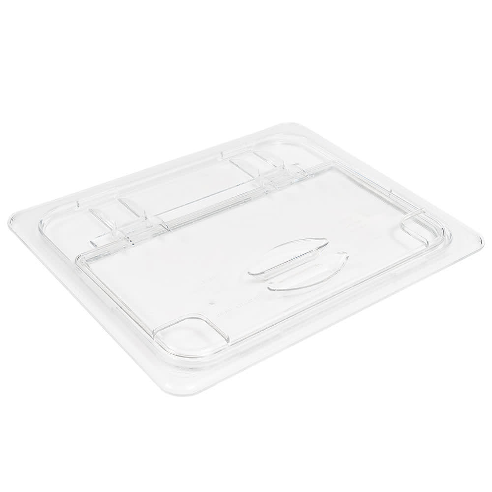 Cambro 20CWL135 FlipLid Food Pan Cover - Half Size, Hinged, Clear