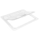 Cambro 20CWL135 FlipLid Food Pan Cover - Half Size, Hinged, Clear thumbnail 2