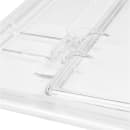 Cambro 20CWL135 FlipLid Food Pan Cover - Half Size, Hinged, Clear thumbnail 7