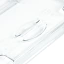 Cambro 20CWLN135 FlipLid Food Pan Cover - Half Size, Notched, Hinged, Clear thumbnail 6