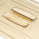 Cambro 20HPCHN150 H-Pan Food Pan Cover - Half Size, Notched, Handle, Non-Stick, Amber thumbnail 7