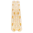 Cambro 20LPHPD150 H-Pan Food Pan Drain Shelf - Half Size Long, Non-Stick, Amber thumbnail 4