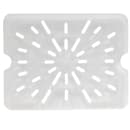 Cambro 20PPD190 Food Pan Drain Shelf - Half Size, Translucent thumbnail 3