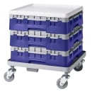Cambro 20S318186 Camrack® Glass Rack w/ (20) Compartment - (1) Gray Extender, Navy Blue thumbnail 2