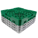 Cambro 20S638119 Camrack® Glass Rack w/ (20) Compartments - (3) Gray Extenders, Sherwood Green thumbnail 4