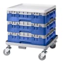 Cambro 20S638168 Camrack® Glass Rack w/ (20) Compartments - (3) Gray Extenders, Blue thumbnail 2