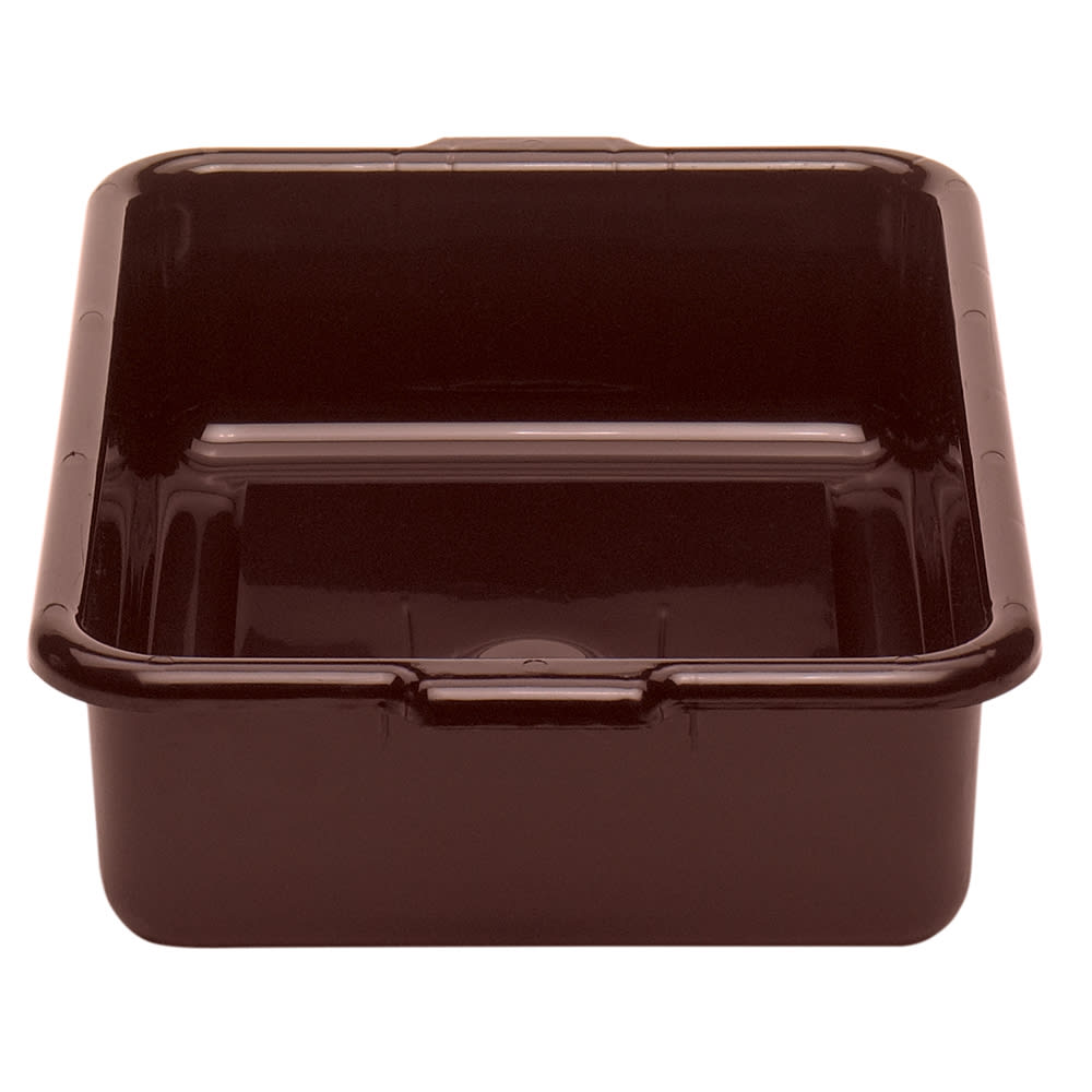 Cambro 21155CBR131 Cambox® Bus Box - 15 1/4" x 20 1/4" x 4 15/16", Dark Brown
