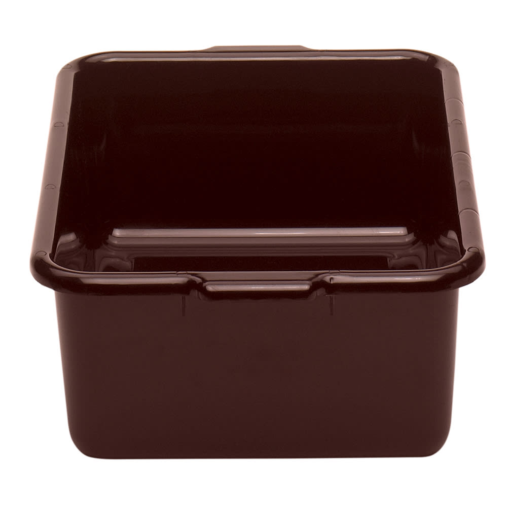 Cambro 21157CBR131 Cambox® Bus Box - 15 3/16" x 20 3/16" x 6 15/16", Dark Brown