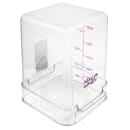Cambro 22SFSCW441 22 qt Square Food Storage Container - CamSquare®, Allergen-Free, Polycarbonate, Clear thumbnail 5