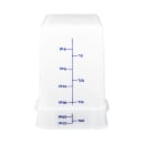 Cambro 22SFSP148 22 qt Square Food Storage Container - CamSquare®, Polyethylene, Natural White thumbnail 3