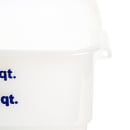 Cambro 22SFSPP190 22 qt Square Food Storage Container - CamSquare®, Polypropylene, Translucent thumbnail 2