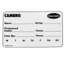 Cambro 23SLB250 StoreSafe® Rectangular Food Rotation Storage Labels - 2" x 3", White thumbnail 2