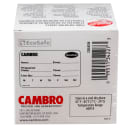 Cambro 23SLB250 StoreSafe® Rectangular Food Rotation Storage Labels - 2" x 3", White thumbnail 3