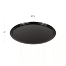 Cambro 2500110 Oval Serving Camtray - 19 1/4x24", Fiberglass, Black thumbnail 2