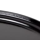 Cambro 2500110 Oval Serving Camtray - 19 1/4x24", Fiberglass, Black thumbnail 4