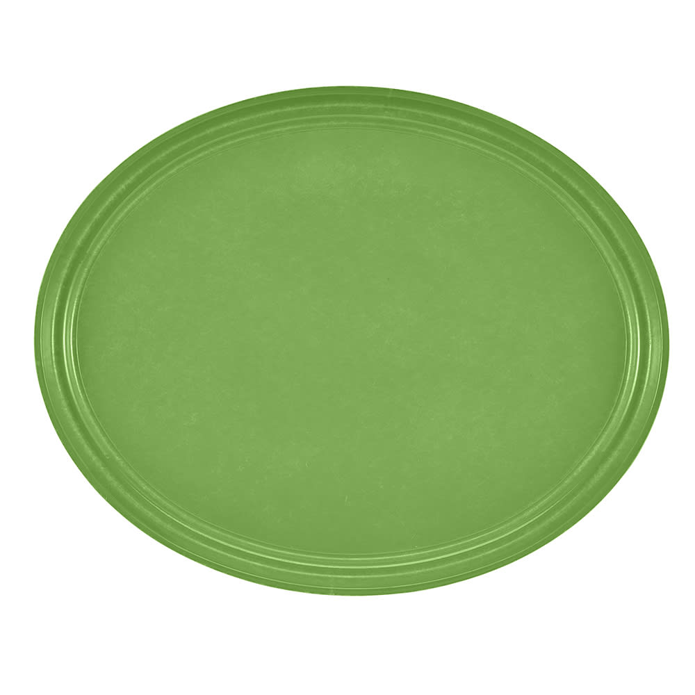 Cambro 2500113 Oval Serving Camtray - 19 1/4x24", Fiberglass, Limeade