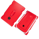 Cambro 250LCD158 2 1/2 Camtainer® Insulated Beverage Dispenser, Hot Red thumbnail 5