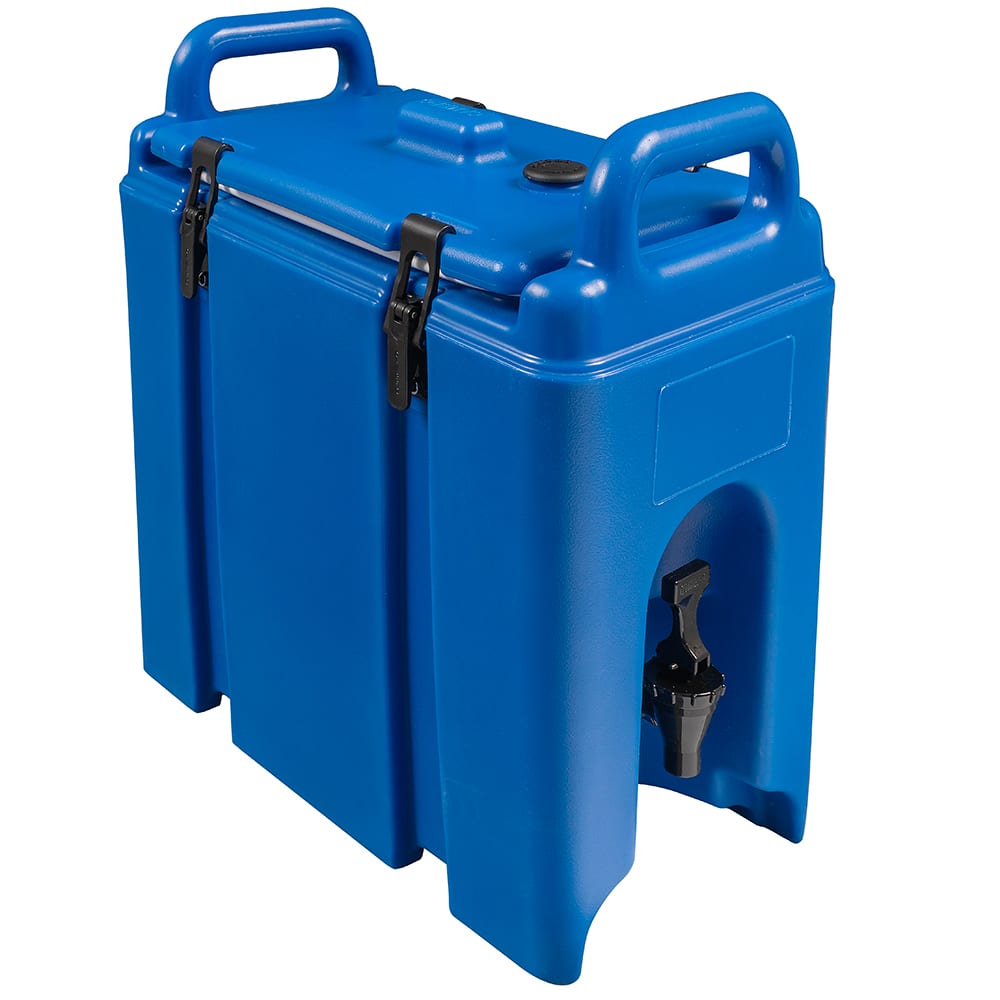 Cambro 250LCD186 2 1/2 Camtainer® Insulated Beverage Dispenser, Navy Blue