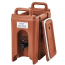 Cambro 250LCD402 2 1/2 Camtainer® Insulated Beverage Dispenser, Brick Red thumbnail 2