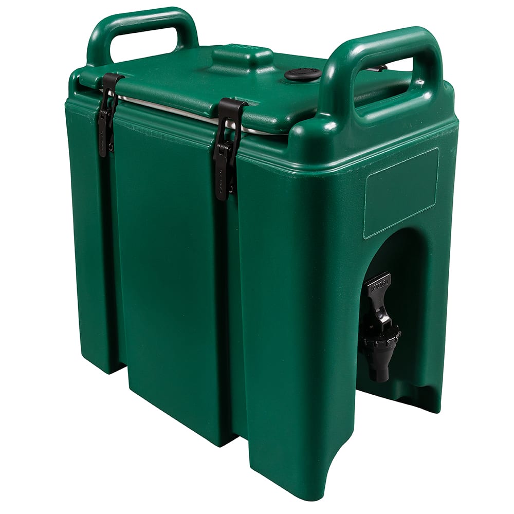 Cambro 250LCD519 2 1/2 Camtainer® Insulated Beverage Dispenser, Kentucky Green