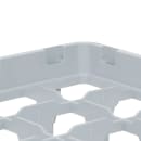 Cambro 25E1151 Full Size Glass Rack Extender w/ (25) Compartments - Full Drop, Soft Gray thumbnail 3