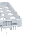Cambro 25E1151 Full Size Glass Rack Extender w/ (25) Compartments - Full Drop, Soft Gray thumbnail 5