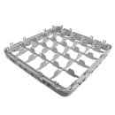 Cambro 25E2151 Full Size Glass Rack Extender w/ (25) Compartments - Half Drop, Soft Gray thumbnail 4