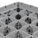 Cambro 25S318151 Camrack® Glass Rack w/ (25) Compartments - (1) Gray Extender, Soft Gray thumbnail 4