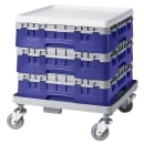 Cambro 25S318186 Camrack® Glass Rack w/ (25) Compartments - (1) Gray Extender, Navy Blue thumbnail 2
