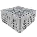 Cambro 25S638151 Camrack® Glass Rack w/ (25) Compartments - (3) Gray Extenders, Soft Gray thumbnail 4