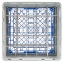Cambro 25S638168 Camrack® Glass Rack w/ (25) Compartments - (3) Gray Extenders, Blue thumbnail 3