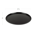 Cambro 2700110 Oval Serving Camtray - 22x27", Fiberglass, Black thumbnail 2