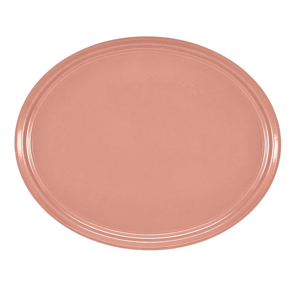 Cambro 2700409 Oval Serving Camtray - 22x27", Fiberglass, Blush