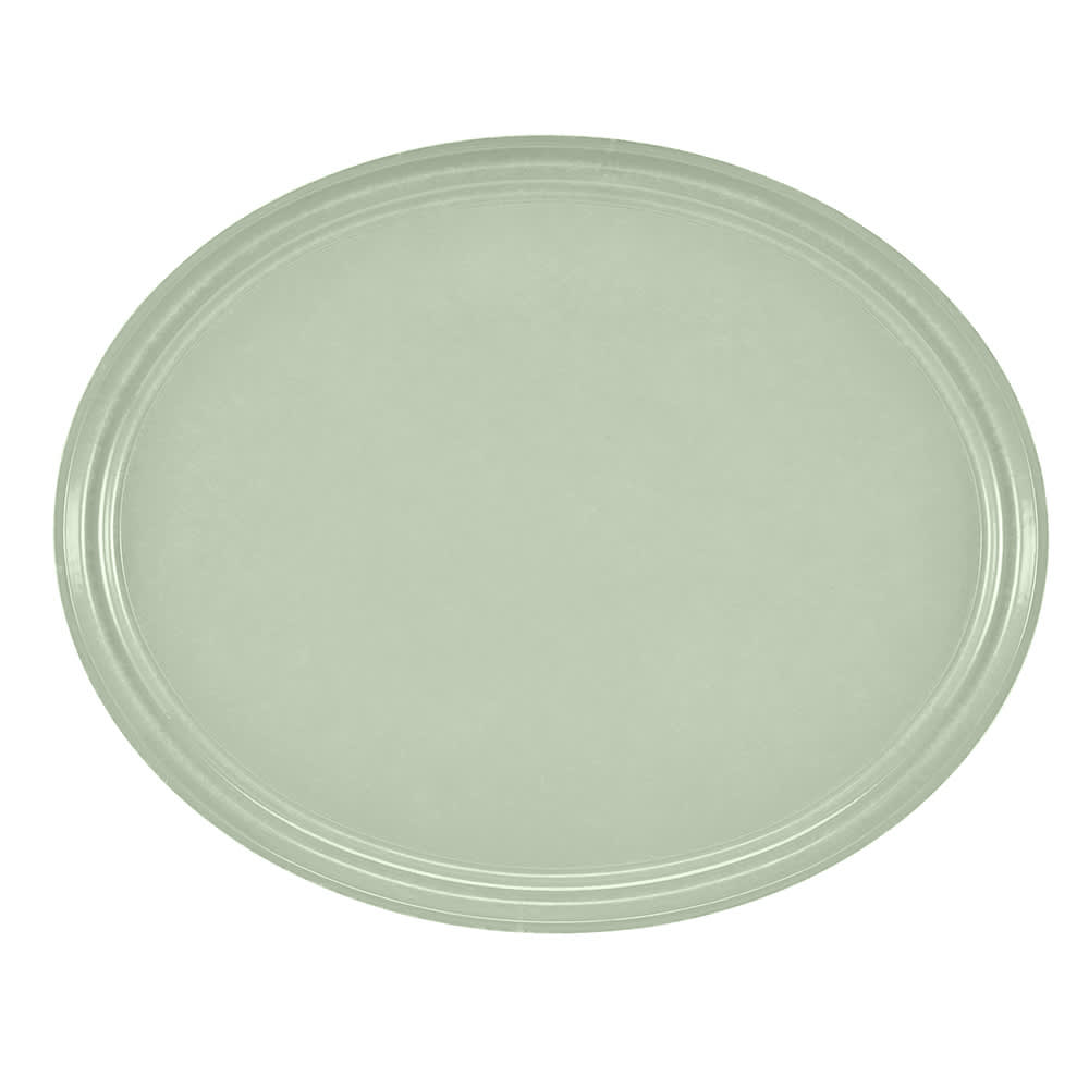 Cambro 2700429 Oval Serving Camtray - 22x27", Fiberglass, Key Lime