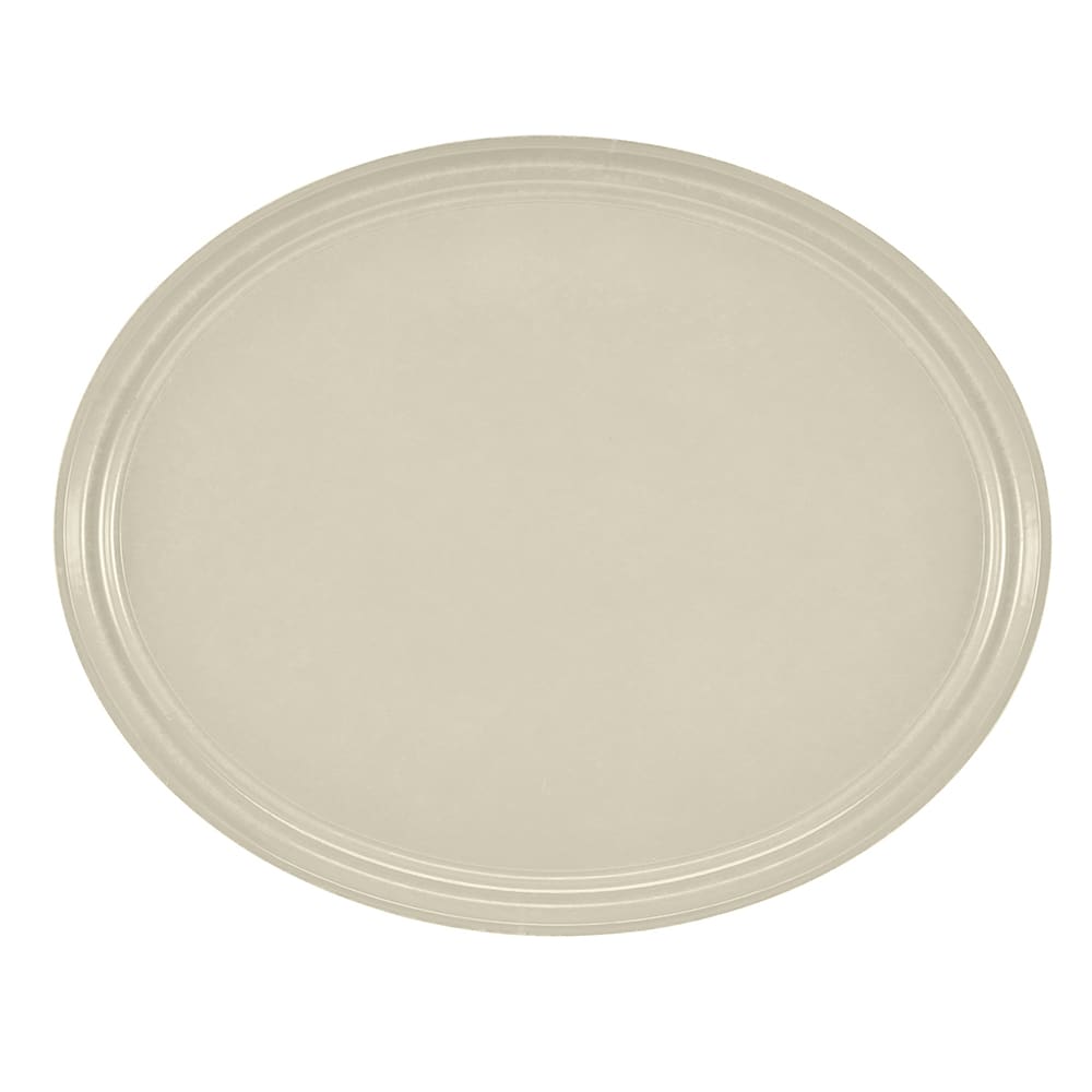 Cambro 2700538 Oval Serving Camtray - 22x27", Fiberglass, Cottage White