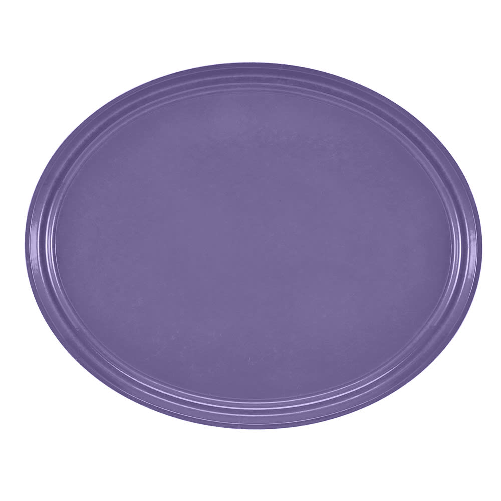 Cambro 2700551 Oval Serving Camtray - 22x27", Fiberglass, Grape