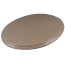 Cambro 2900CT138 Oval Camtread Serving Tray - 23 1/2x29", Fiberglass, Tavern Tan thumbnail 4